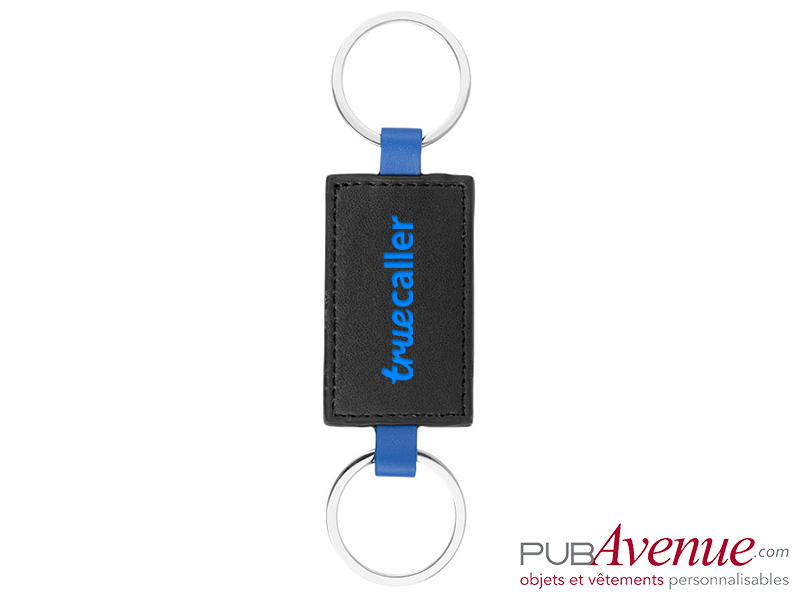 Porte-clés double anneaux personnalisable Porte-clés double anneaux personnalisable